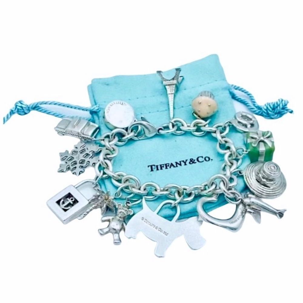 NOT FOR SALE Authentic TIFFANY & CO Multi Charm Bracelet